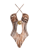 Sora-Luxe Cutout One Piece