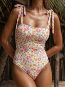 Nora-Floral Fit Swimsuit