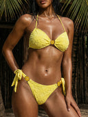 Luma-Flower Tie Bikini