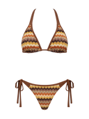 Lina-Zigzag Strap Bikini