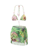 Zina-3P Floral Fringe Set