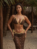 Zina-3P Polka Wrap Bikini